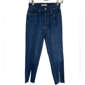 PacSun jeans size 25 Ultra High Rise Slim Button Fly Split Hem Jeans 💙💙